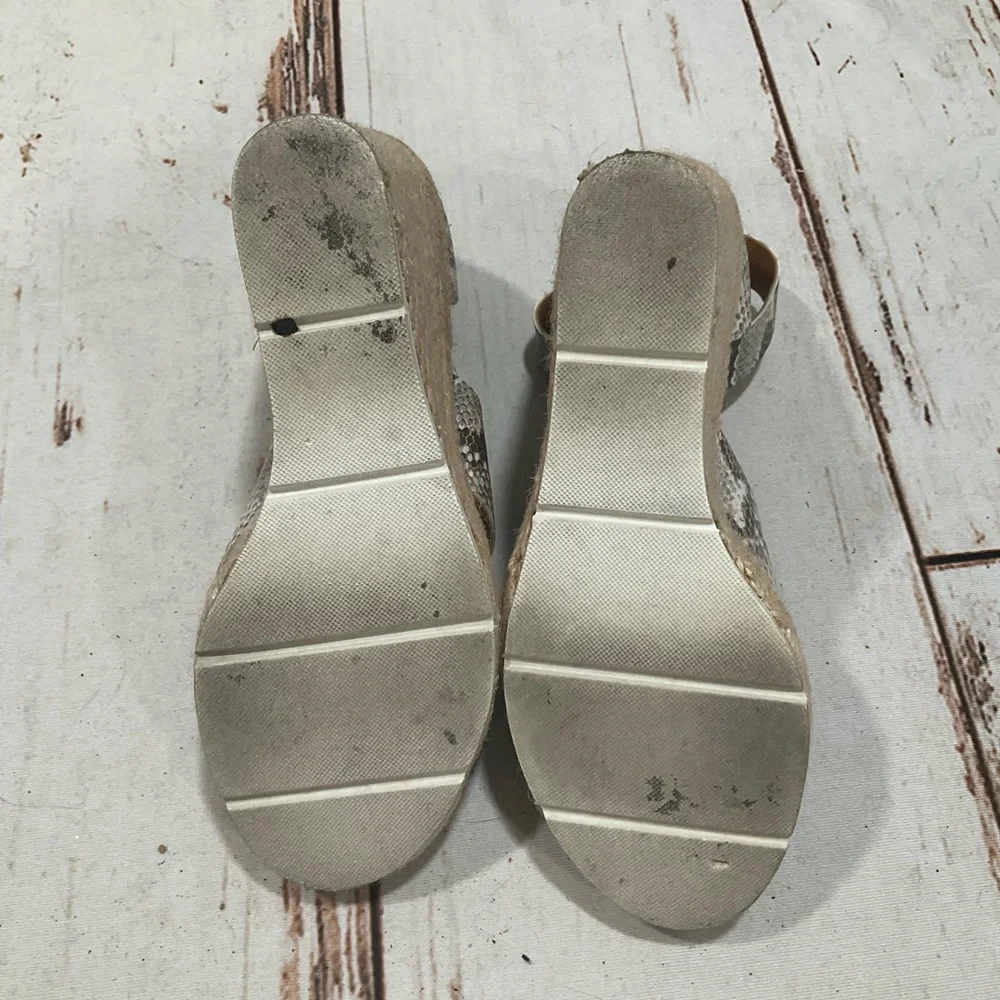 TREASURE & BOND POPPY ESPADRILLE WEDGE SNAKE PRINT WEDGE SANDALS‎
